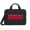 Sac pour ordinateur portable - « passion généalogie »