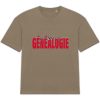 T-shirt Unisexe Oversize coton biologique - « Passion Généalogie »