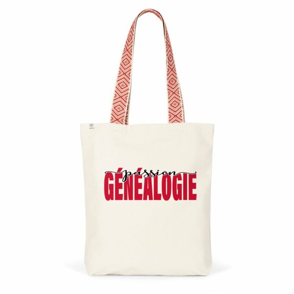 Totebag ethnique - « Passion généalogie »