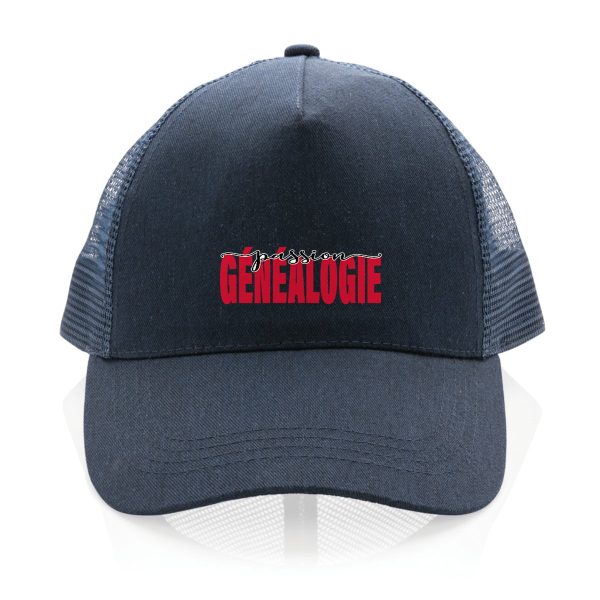 Casquette coton recyclé - « Passion généalogie »