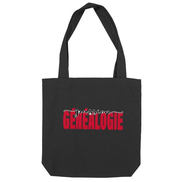 Tote Bag recyclé - « Passion Généalogie »