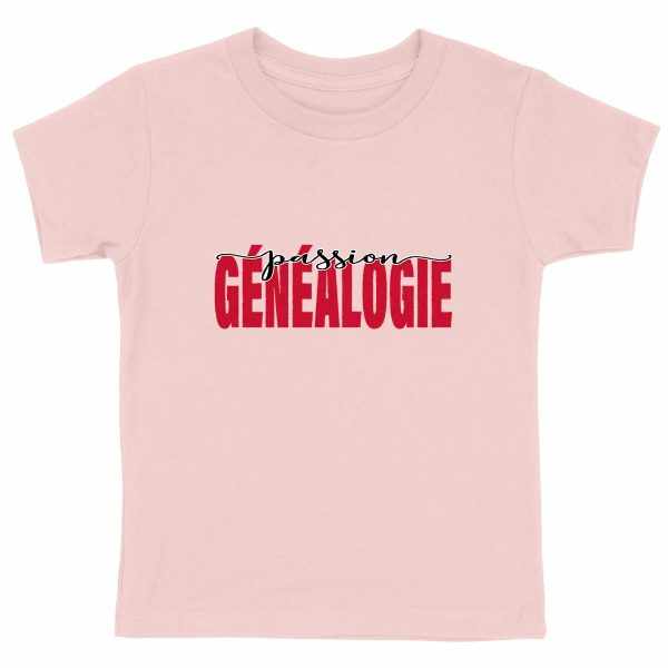 T-shirt Enfant coton biologique - « Passion généalogie »