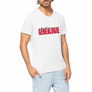 T-shirt Homme Slub - « Passion généalogie »